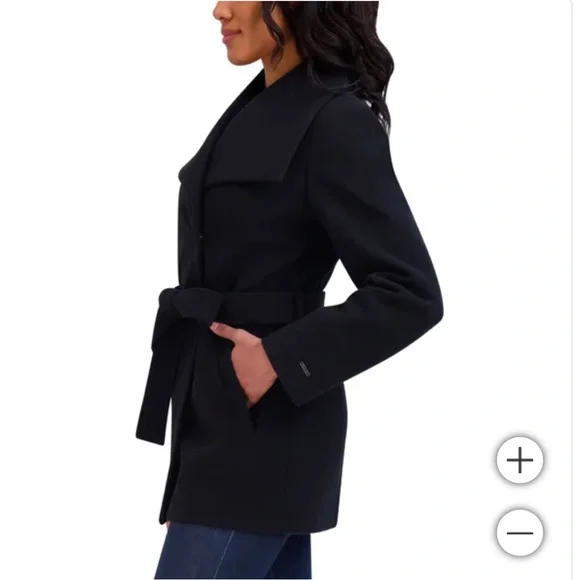 NWOT Tahari Ladies' Faux Wool Wrap Coat